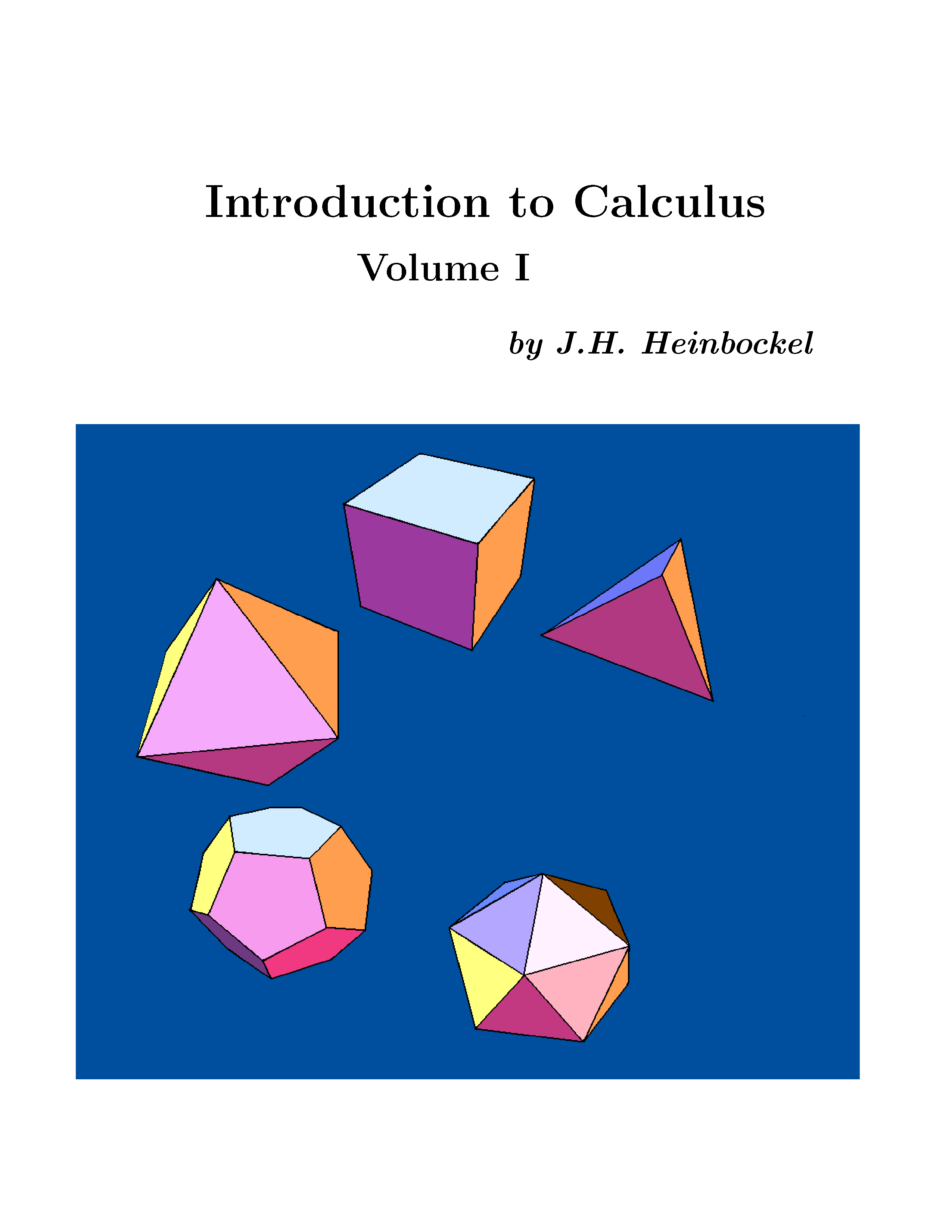 Introduction to Calculus I and II