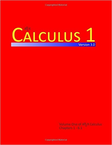 Calculus 1 (APEX Calculus v3.0)