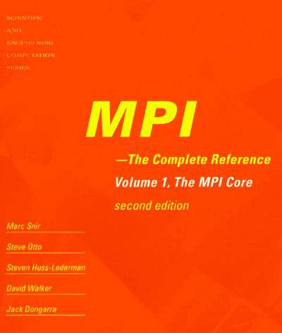 MPI: The Complete Reference