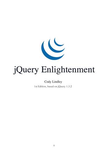 jQuery Enlightenment