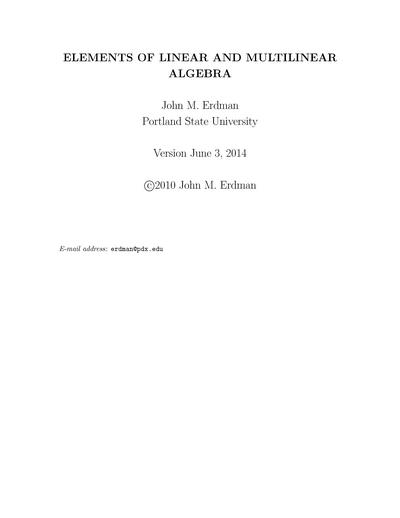 linear algebra basis pdf